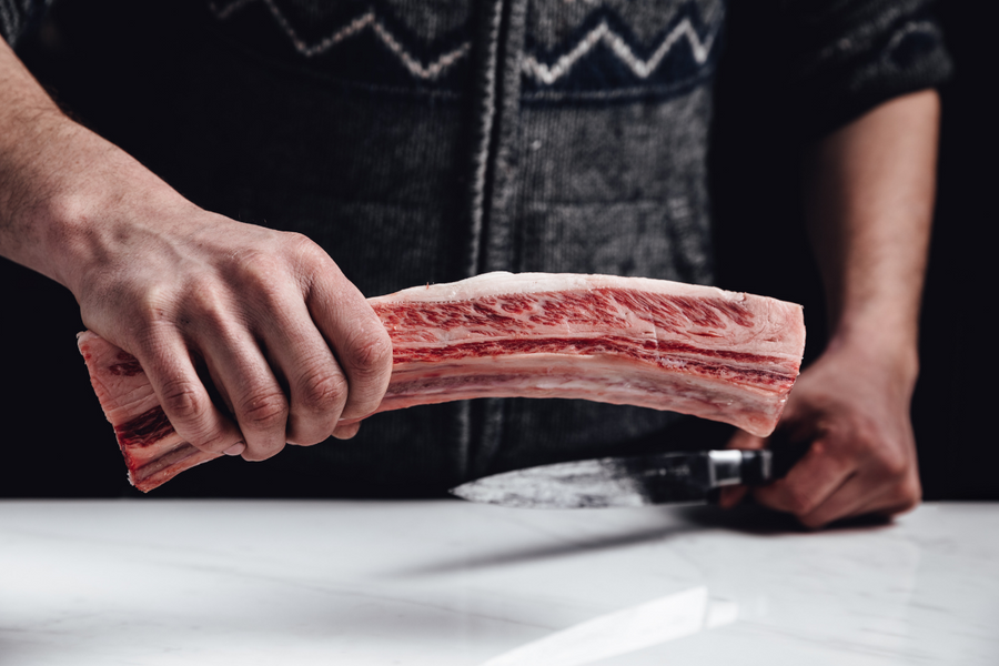 Fullblood Wagyu SpareRibs für Brühe